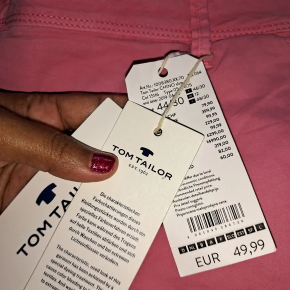 Imported Tom Tailor Cotton Pant - Picture 7 of 8